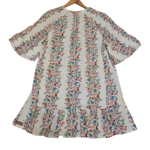 Matilda Jane Wish You Were Here Our Atlas Button Down Short Sleeve Floral Top S - Picture 4 of 15
